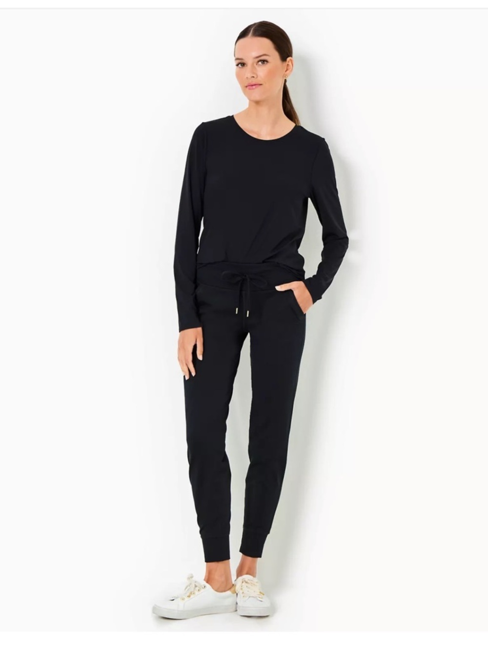 LILLY PULITZER Island Mid-Rise 28" Women's Golf Pants in Navy